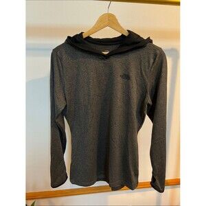 The North Face Women’s Hooded Long Sleeve Tee — Charcoal